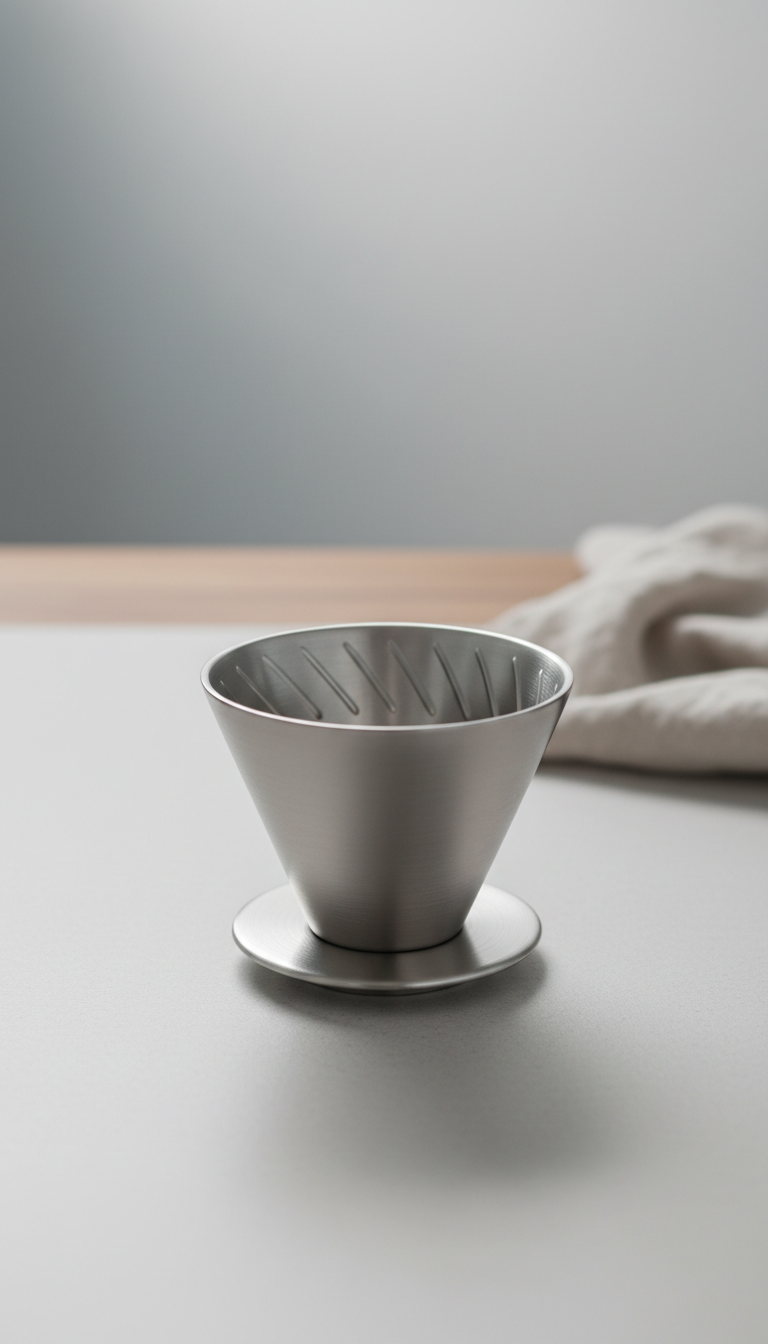 Stainless Steel Pour-Over Coffee Dripper